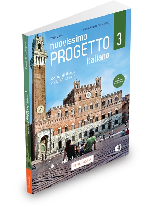 Nuovissimo Progetto italiano 3 ist die dritte Stufe (C1) eines Kurses der modernen italienischen Sprache und Zivilisation, der alle Stufen des Gemeinsamen Europäischen Referenzrahmens abdeckt.